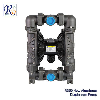 2" Aluminum Pneumatic Double Diaphragm Pump Air Operated 120 Psi Large Flow