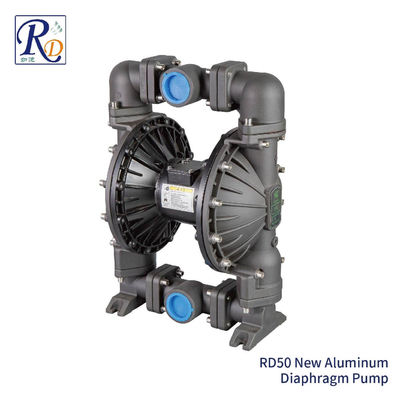 2" Aluminum Pneumatic Double Diaphragm Pump Air Operated 120 Psi Large Flow