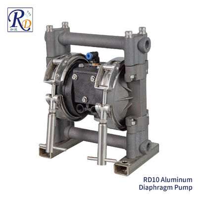 3/8" Air Diaphragm Pump For Sludge Solvents Aluminum