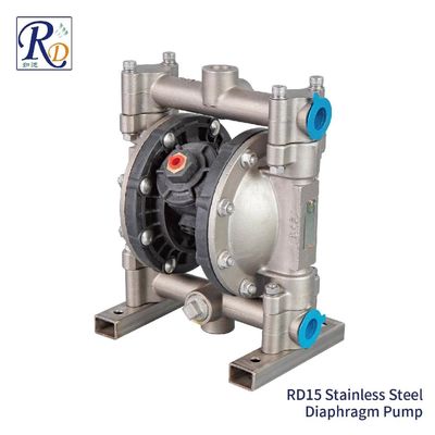 Base Solvents Sulfuric Acid Diaphragm Pump 3/4" 100 Psi 7 Bar 15 Gpm